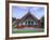 Maori Marae, or Meeting House, at Putiki, North Island, New Zealand-Robert Francis-Framed Photographic Print