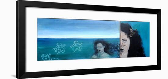 Maori Woman ,2015-Susan Adams-Framed Giclee Print