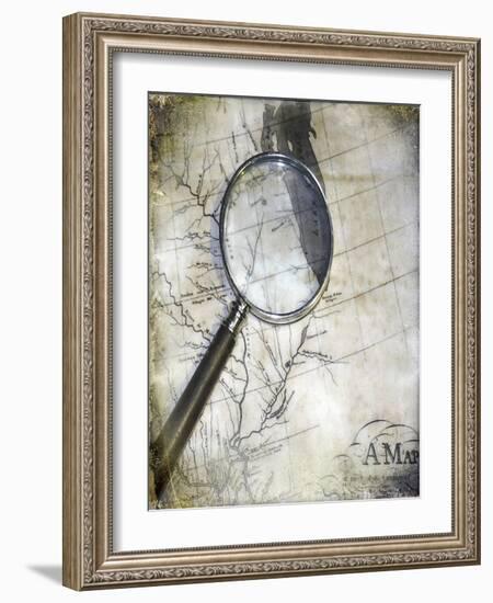 Map 2-Karen Williams-Framed Giclee Print