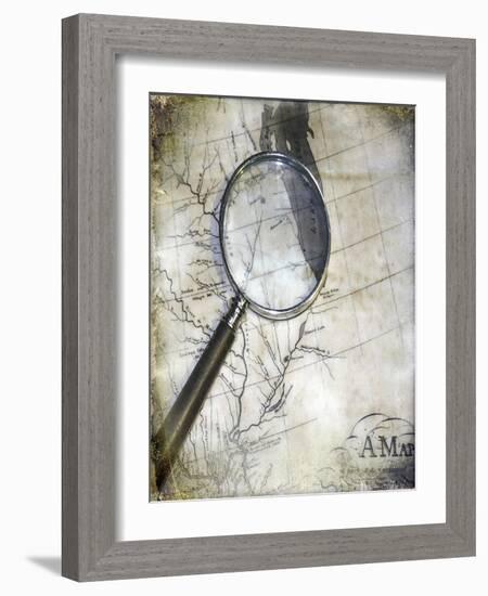 Map 2-Karen Williams-Framed Giclee Print