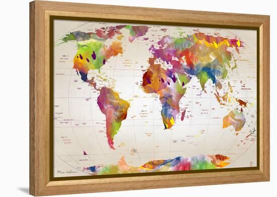 Map 5-Mark Ashkenazi-Framed Premier Image Canvas