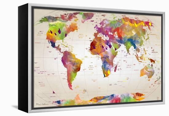 Map 5-Mark Ashkenazi-Framed Premier Image Canvas