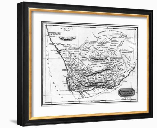 Map Africa Good Hope-A Findlay-Framed Art Print