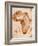 Map Africa Retro-anna42f-Framed Art Print