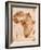 Map Africa Retro-anna42f-Framed Art Print