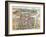 Map and View of Szczecin from Civitates Orbis Terrarum-null-Framed Giclee Print