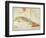 Map: Cuba, 1900-null-Framed Giclee Print