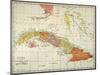 Map: Cuba, 1900-null-Mounted Giclee Print