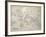 Map Darwin's Beagle Voyage South America-Paul Stewart-Framed Photographic Print