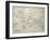 Map Darwin's Beagle Voyage South America-Paul Stewart-Framed Photographic Print