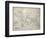 Map Darwin's Beagle Voyage South America-Paul Stewart-Framed Photographic Print