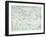 Map Depicting the Principal Monuments of Rome, C.1950-null-Framed Giclee Print