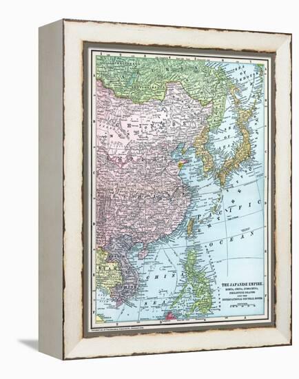 Map: East Asia, 1907-null-Framed Premier Image Canvas