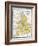 Map: England & Wales-null-Framed Giclee Print