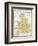 Map: England & Wales-null-Framed Giclee Print