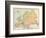 Map, Europe C1840-J Brown-Framed Photographic Print