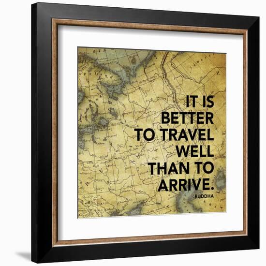 Map Inspirational Mate-Jace Grey-Framed Art Print