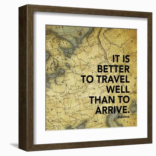 Map Inspirational Mate-Jace Grey-Framed Art Print