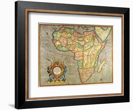 Map of Africa 1633-Gerardus Mercator-Framed Giclee Print