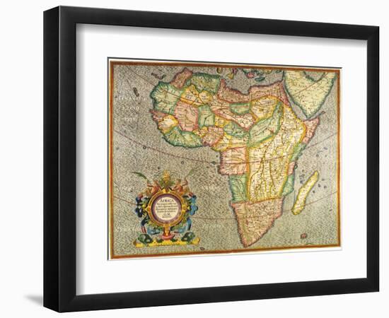 Map of Africa 1633-Gerardus Mercator-Framed Giclee Print