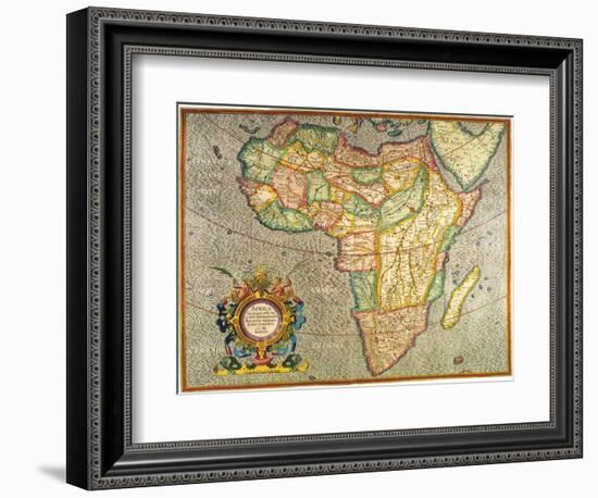 Map of Africa 1633-Gerardus Mercator-Framed Giclee Print