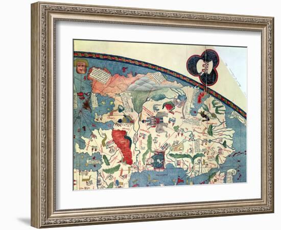 Map of Africa, after an Original of 1447-null-Framed Giclee Print