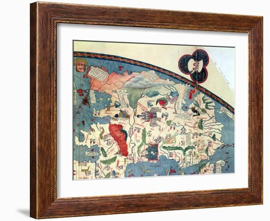 Map of Africa, after an Original of 1447-null-Framed Giclee Print