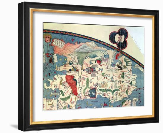 Map of Africa, after an Original of 1447-null-Framed Giclee Print