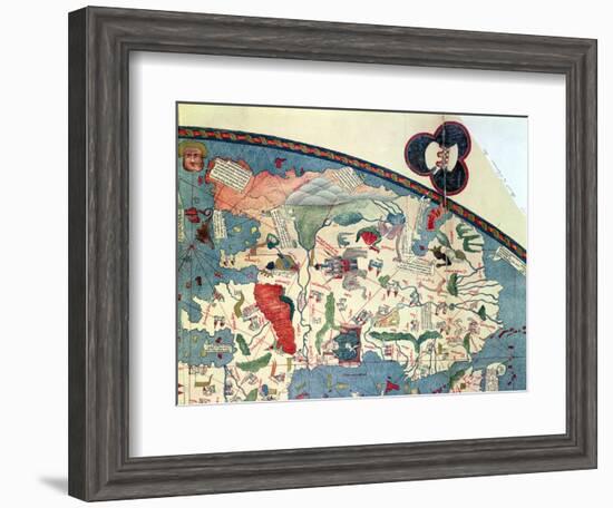 Map of Africa, after an Original of 1447-null-Framed Giclee Print