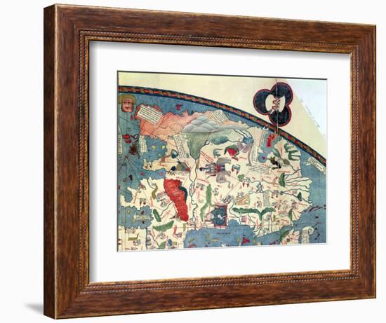 Map of Africa, after an Original of 1447-null-Framed Giclee Print