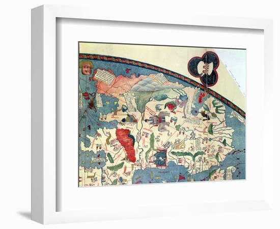 Map of Africa, after an Original of 1447-null-Framed Giclee Print