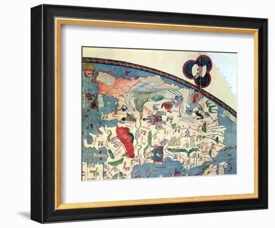 Map of Africa, after an Original of 1447-null-Framed Giclee Print