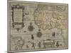Map of Africa and Brazil, Amsterdam, ca. 1595-Petrus Plancius-Mounted Giclee Print