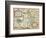 Map of Africa and the Arabian Peninsula-Abraham Ortelius-Framed Giclee Print