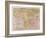 Map of Africa by Paolo Forlani Veronese-null-Framed Giclee Print