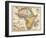 Map of Africa, c.1839-Samuel Augustus Mitchell-Framed Art Print