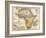 Map of Africa, c.1839-Samuel Augustus Mitchell-Framed Art Print