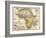 Map of Africa, c.1839-Samuel Augustus Mitchell-Framed Art Print