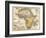 Map of Africa, c.1839-Samuel Augustus Mitchell-Framed Art Print