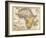 Map of Africa, c.1839-Samuel Augustus Mitchell-Framed Art Print