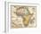 Map of Africa, c.1839-Samuel Augustus Mitchell-Framed Art Print