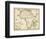 Map of Africa, c.1839-Samuel Augustus Mitchell-Framed Art Print