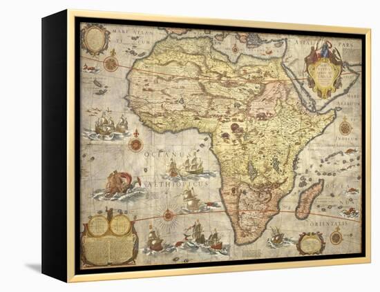 Map of Africa in 1686-Joan Blaeu-Framed Premier Image Canvas