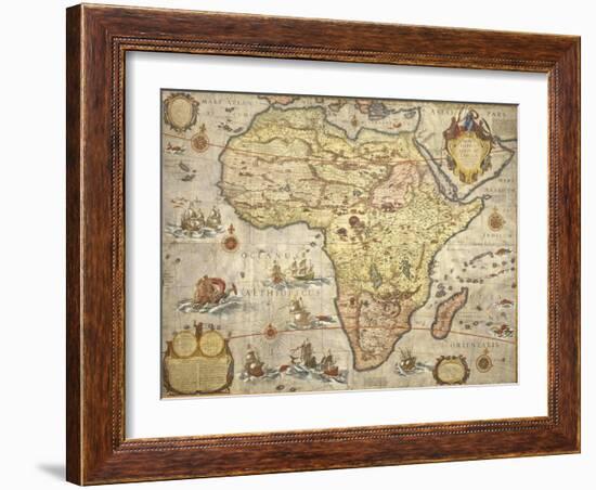 Map of Africa in 1686-Joan Blaeu-Framed Giclee Print