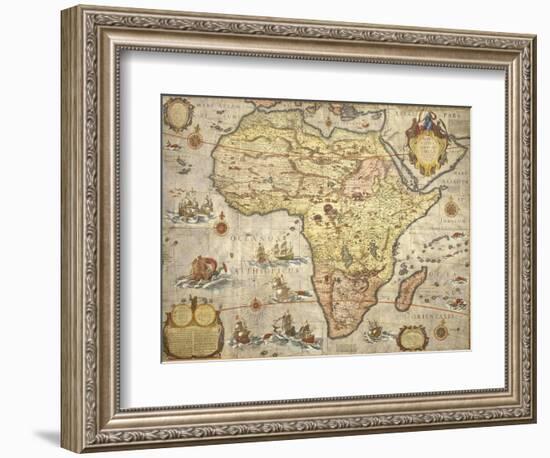 Map of Africa in 1686-Joan Blaeu-Framed Giclee Print