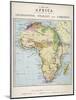 Map of Africa Which Illustrates the Travels of Livingstone Stanley and Cameron-null-Mounted Photographic Print