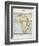 Map of Africa Which Illustrates the Travels of Livingstone Stanley and Cameron-null-Framed Photographic Print