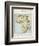 Map of Africa Which Illustrates the Travels of Livingstone Stanley and Cameron-null-Framed Photographic Print