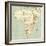 Map of Africa-Mikkel Juul-Framed Premium Photographic Print