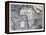 Map of Africa-Abraham Ortelius-Framed Stretched Canvas